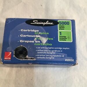 Swingline Standard Staple Cartridge 1/4&#034; Leg S7050050B 5,000-Pack