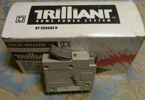 NEW!  Yes NOS Square D Trilliant SDT 1 pole 20 amp SDT120 Circuit Breaker single