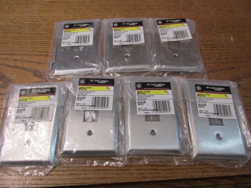 NEW NOS LOT OF 7 GE RP2116 Remote Control Wall Plate 1 Gang