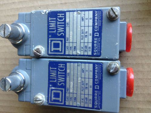 Lot of 2 square d limit switch class 9007 series a b54b2 for sale