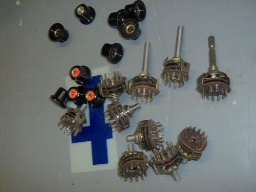 TEN 1 Deck 12 Position  2 Pole   Selector Electric Rotary Switchs
