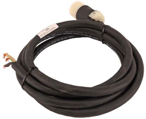 Hubbell hbl2623 11.25? 3-wire 30a 250v external system power cord cable 0416-661 for sale