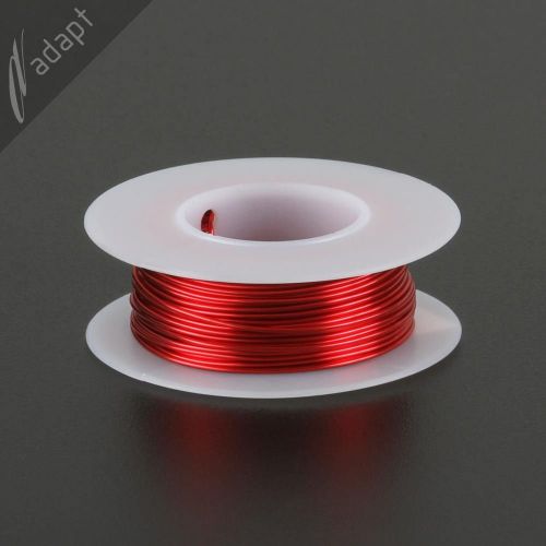 Magnet Wire, Enameled Copper, Red, 20 AWG (gauge), 155C, 1/8lb, 40ft