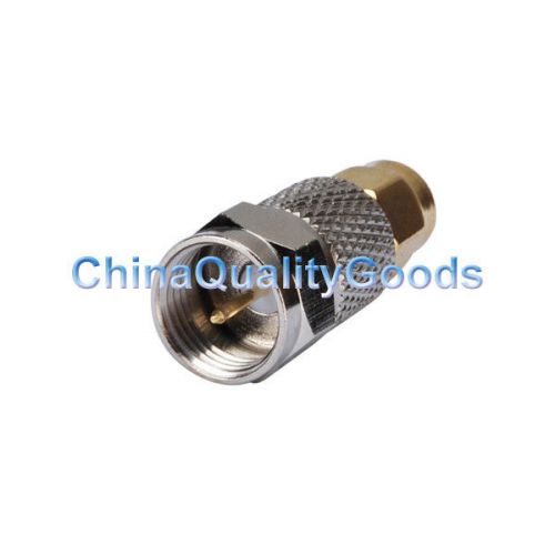 Sma-f adapter sma male to f male plug straight rf adapter connector for sale