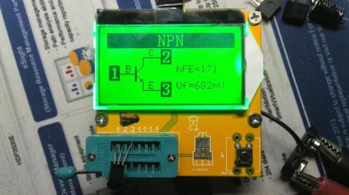 Graphical transistor tester capacitor esr inductance resistor lcr meter npn pnp for sale