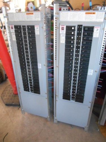Cutler hammer prl1a panelboard w 37 20 amp breakers 1 pole 120/240vac for sale