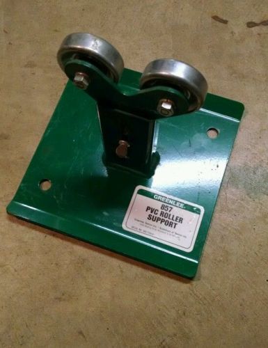 Greenlee 857 PVC Pipe Roller Support Mint Used
