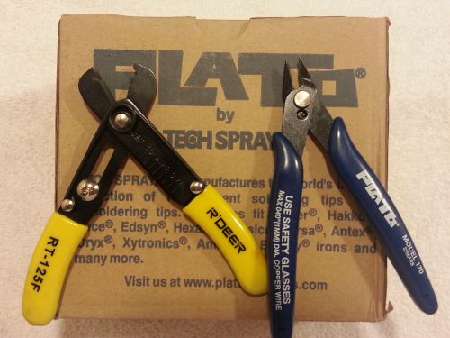 Plato 170 Wire Clippers + R&#039;Deer Wire Strippers - New/Old Stock *US SELLER*