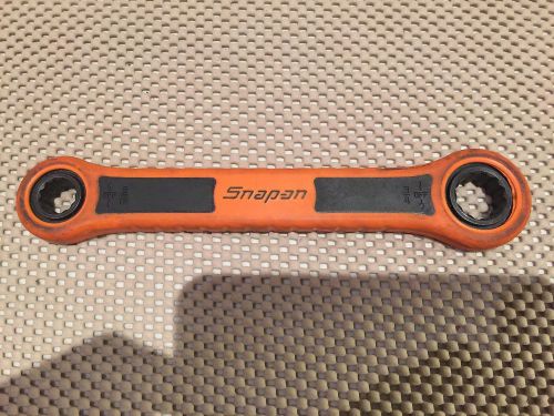 Snap-on crb1824 orange 9/16&#034;/3/4&#034; non-conductive composite ratcheting box wrench for sale
