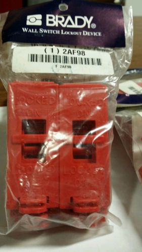 Brady # 65696 Wall Switch Lockout Tagout LOTO Device. 4 packages. 6 per package.