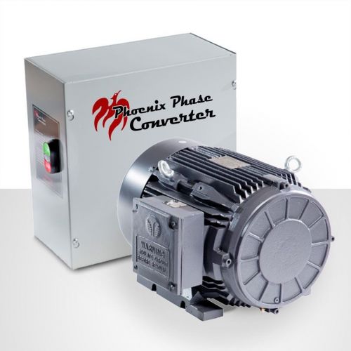 Rotary phase converter - 25 hp - cnc grade, industrial grade pc25pl for sale