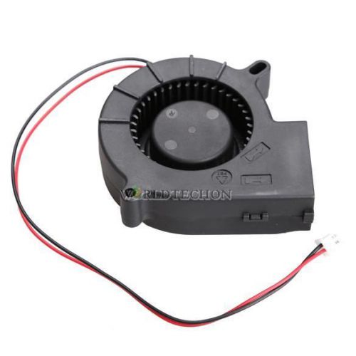 Brushless dc cooling blower fan sleeve-bearing 7525s 12v 0.18a 75x33mm wt7n for sale