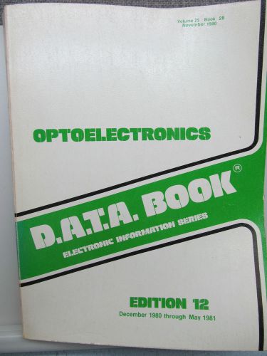 DATA BOOK OPTOELECTRONICS EDITION 12 1981
