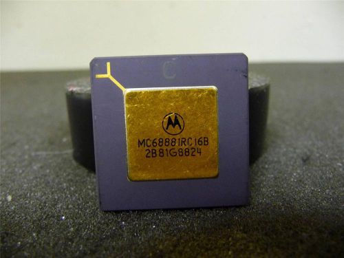 Lot of 3 motorola mc68881rc16b 16.7mhz floating-point coprocessor gate array for sale