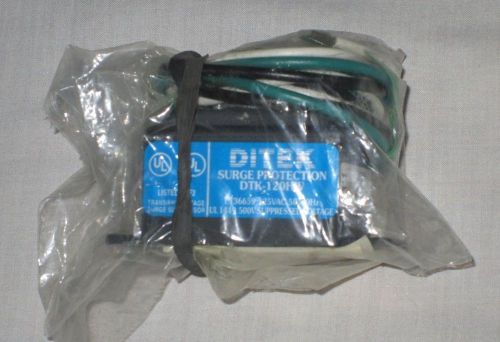 New ditek surge protector dtk-120hw dtk120hw 120 vac 400/500 volt nos unopened for sale