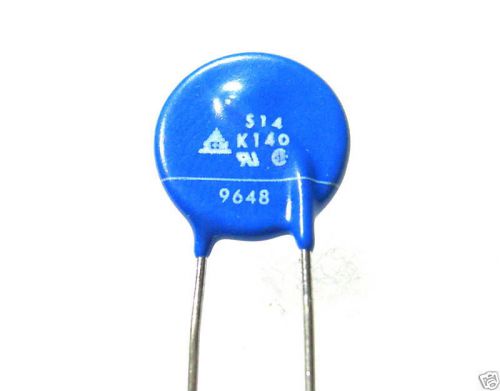 10pc SM S14K140 Metal Oxide Varistor 140Vrms 180VDC S+M UL CSA