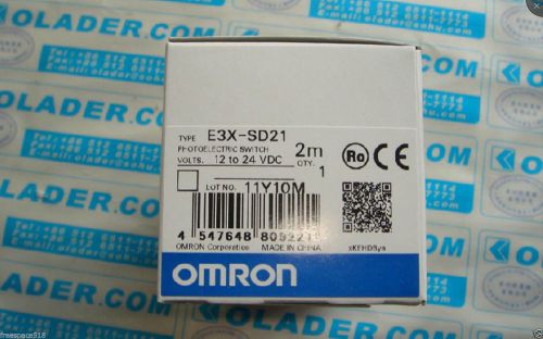 New Omron Photoelectric Switch E3X-SD21 E3XSD21 NIB - FREE SHIPPING