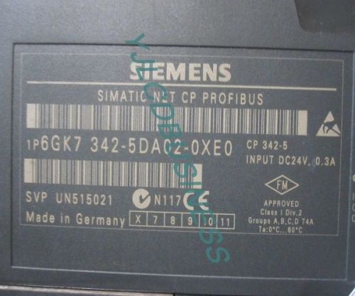 Siemens 6gk7 342-5da02-0xe0 ethernet module 90 days warranty for sale