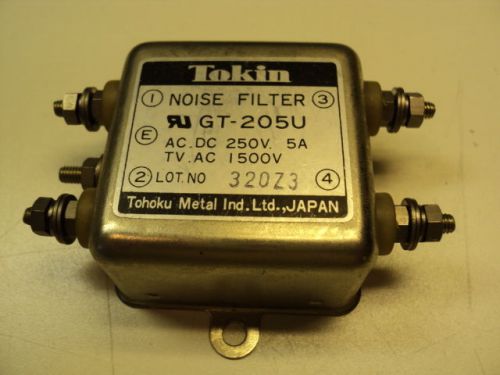 Tokin gt-205u noise filter ad-dc 250v 5a tv ac 1500v very clean used for sale
