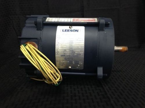 Leeson 1/3 hp electric motor, # a6t17ec23g for sale