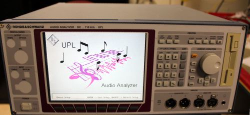 Rohde &amp; schwarz upl audio analyzer for sale