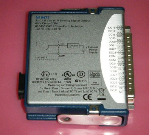 *tested* national instruments ni 9477 32-ch digital output module cdaq/crio for sale