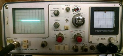 TEKTRONIX 1503 TDR with Chart Recorder Plug in - Battery Pack - Manual &amp; Cables