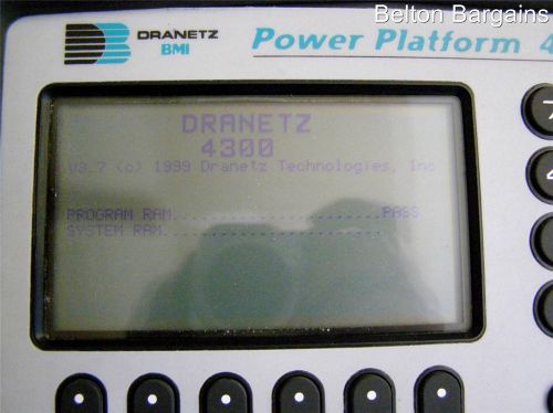 Dranetz 4300 Power Platform PP-4300 with Accessories and Taskcard