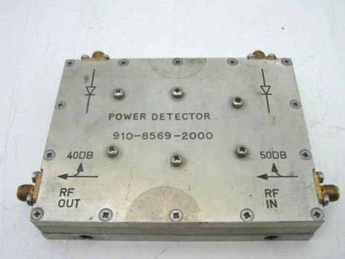 Microwave rf power detector 1200-1500 mhz  40db 50db coupler  tested for sale