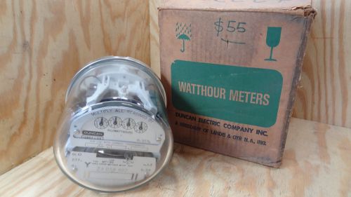 New Duncan Electric Watthour Meter Form 9S 3 Stator 60 Hz 9402-2585