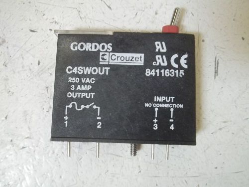 LOT OF 10 GORDOS C4SWOUT MODULE 250VAC 3AMP *NEW OUT OF A BOX*