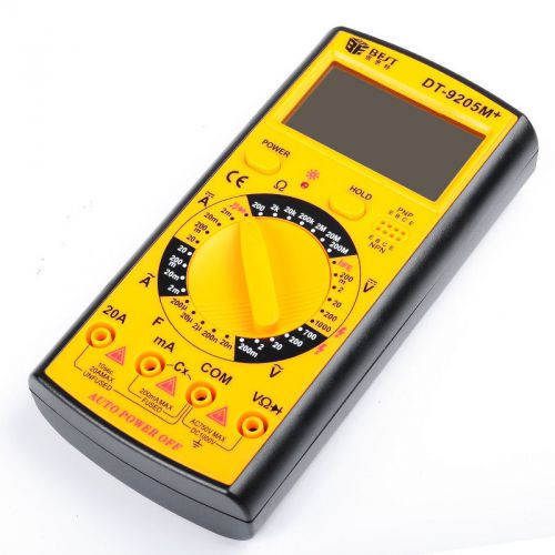 Lcd digital multimeter voltmeter  electrical test volts amps ohms checker ammete for sale