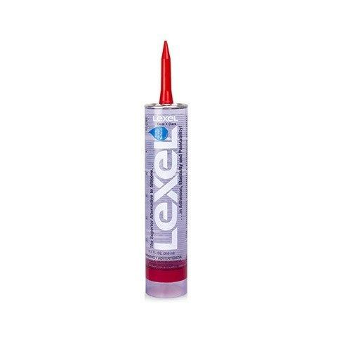 10.5-oz clear lexel caulk sticks to wet surfaces paintable &amp; scrubbable for sale