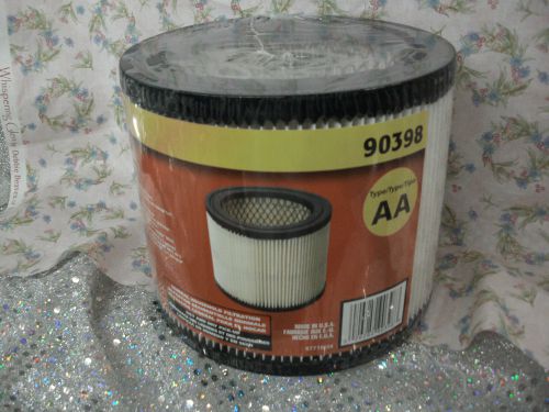 Shop-vac, small cartridge filter, catalog no. 90398 for sale