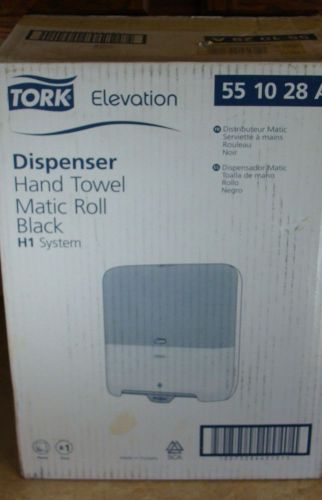TORK MATIC PAPER TOWEL DISPENSER NIB H1 SYSTEM BLACK, FAST SHIPPING, SEE PIX