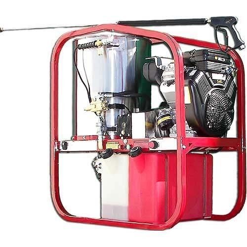 Hot Water Pressure Washer - Gas - 4000 PSI - Diesel Heated - 12V - 4.8 GPM - 1PH