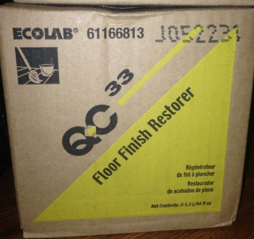 ECOLAB QC33 Floor Finish Restorer  2-1.3L/44 fl oz