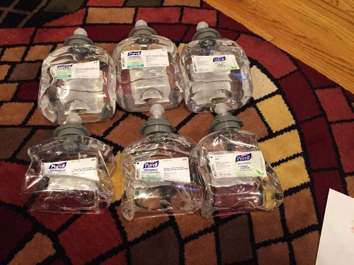 PURELL 5491 GREEN CERTIFIED INSTANT HAND SANITIZER Refills 6, Used Almost Full S