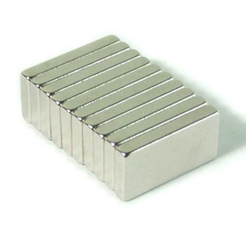 10pcs 20x10x3mm Blocks Neodymium Permanent Strong Refrigerator Magnets Craft N35