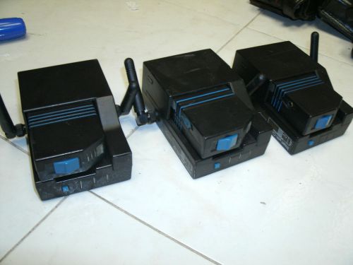 3 Kustom Signals ClearComm DSS Transmitter Units+Charging Stations