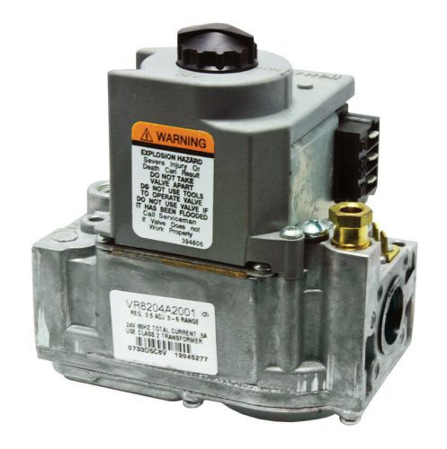 Honeywell furnace electronic ignition gas valve vr8204a2001 60-25076-02 for sale