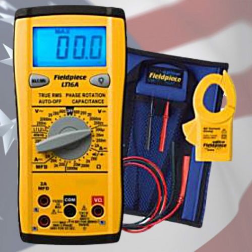 Fieldpiece lt16a true rms classic style digital multimeter with phase rotation for sale