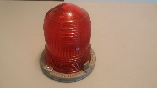 Kopp ? red light globe lens 5&#034; tall x 4 3/8&#034; diameter for sale