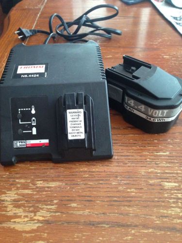 FROMM 14.4 VOLT CHARGER No.5 4424 AND BATTERY FOR FROMM P323 STRAPPING MACH.