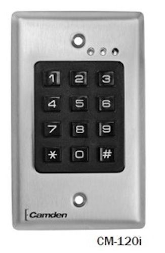 Camden cm-120i digital indoor keypad 999 users, flush mount, 12/24v ac/dc indoor for sale