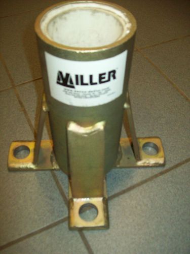 Miller DuraHoist Confined Space Zinc Plated Mild Steel Floor Mount Sleeve BOLTS