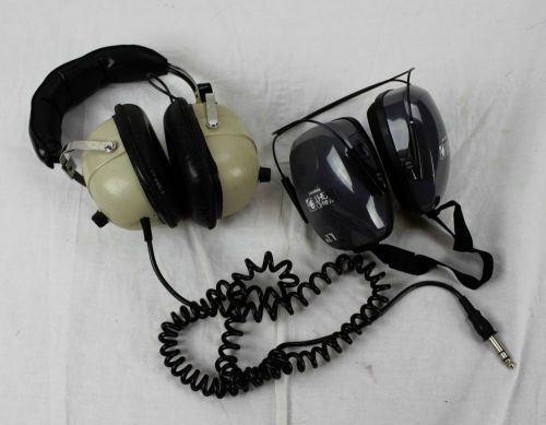 Lot of Vintage Headphones Ear Muff Midland Model 21-335 Howard Leight Honeywell