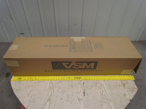 Vsm abrasives wide sandpaper sanding belts 120 grit vitex paper 5pcs 37x103&#034; for sale
