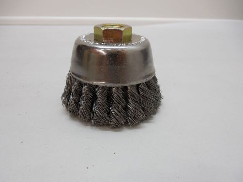Osborn knotted cup brush 2-3/4&#034; m10 1.25mm thd sanding supplies for sale