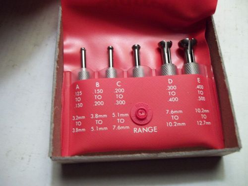 NEW STARRETT SMALL HOLE GAGES # S830F MILLWRIGHT MACHINIST SCALE MIC INDICATOR